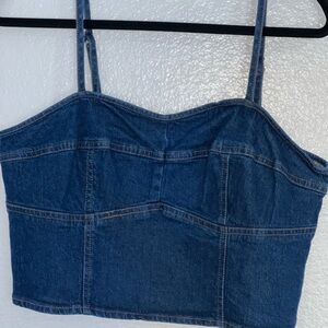 Universal Thread Dark Blue Denim Camisole